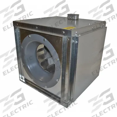 DELHI In-Line Duct Blower: 12 1/4 in Wheel, Direct Drive, Includes Drive Pack - Direct-Drive Blowers with Drive