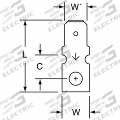 3M Wire Disconnect: Male Tab, Bare, 250 kcmil – 250 kcmil Wire Size, 0.25 in x 0.032 in Tab (MPN MA250DM/6RRK). Key specifications — Brand: 3M; Manufacturer Part Number: MA250DM/6RRK; Stud Size: For #6 Stud Size.