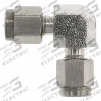 BRENNAN INDUSTRIES Compression Fitting Elbow: 5/16 in OD x 5/16 in OD Fitting Size, Stainless Steel (MPN NS2500-05-05-SS). Key specifications — Series: NS2500; Compatible Fitting Brands: Parker CPI; Brand: BRENNAN INDUSTRIES.
