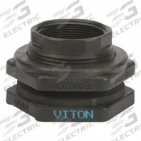 BANJO Bulkhead Tank Flange: Glass Reinforced Polypropylene Body, 2 in Female NPT Threaded Inside (MPN TF200V). Key specifications — Fitting Material: Polypropylene; Brand: BANJO.
