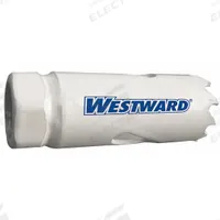 WESTWARD Hole Saw: 1 3/16 in Saw Dia., 4/6 Teeth per Inch, 1 1/2 in Max. Cutting Dp, Bi-Metal (MPN 29VU07). Key specifications — attr1098070: 4/6; attr1098087: WESTWARD; attr1098073: 1/2"-20.
