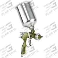 BINKS Conventional Spray Gun: Conventional, 8 in to 12 in, 1/4 in Air Inlet Size, Coatings/Paints (MPN 2466-14LV-23SG). Key specifications — Brand: BINKS; Air Consumption: 10.6 cfm @ 30 psi; Compatible Fluid Type: Coatings; Includes: Hardened Stainless Steel, Heat Treated Fluid Nozzle.