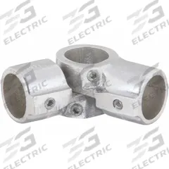 Structural Pipe Fitting: Adj Swivel, Cross, 1 1/4 in For Pipe Size, Aluminum, Gray, 6 in Overall Lg (MPN 30C-7). Key specifications — Manufacturer Part Number: 30C-7; Brand: HOLLAENDER; Finish: Mill; Material: Aluminum; Product Type: Adjustable Swivel.