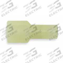 3M Wire Disconnect: Male Tab, Yellow, Nylon, Full Coverage, 12 AWG – 10 AWG Wire Size (MPN MNU10-250DMIX). Key specifications — Brand: 3M; Manufacturer Part Number: MNU10-250DMIX.