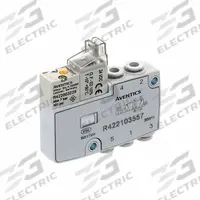 AVENTICS Directional Control Valve: Four-Way / Two-Position, Female 4 mm, Female, Single Solenoid (MPN R422103555). Key specifications — attr1078830: Aluminum; attr1078874: Spring Return.