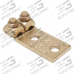 BURNDY Wire Connector: 1/0 AWG – 2/0 AWG Wire Sizes, 1/2 in Stud Size, Unplated Copper Lug Body (MPN Q2A262N). Key specifications — Brand: BURNDY; For Wire Material: Copper; Maximum Stranded Copper Wire Size: 2/0 AWG; Minimum Stranded Copper Wire Size: 1/0 AWG; Lug Material: Unplated Copper.