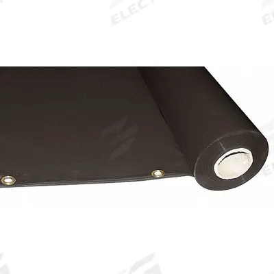 WESTWARD Welding Curtain Roll: PVC, 5 ft Ht, 75 ft Wd - Tinted Transparent Welding Curtain Rolls