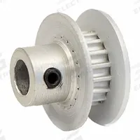 DAYTON Timing Pulley: Modified Curvilinear, Fixed, For GT Timing Belt Section, For 3 mm Belt Wd (MPN 17-2P03M6FA4). Key specifications — Brand: DAYTON; Finish: Clear Anodized; For Belt Series: Powerhouse®.