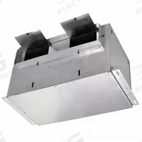 In-Line Cabinet Fan: 600 cfm @ 0.100 in SP, Rectangular Duct, 18 1/2 in x 4 1/2 in, 218 W (MPN CBFI700). Key specifications — Brand: CANARM; Discharge Direction: Horizontal; Number of Speeds: Variable; Nominal Voltage: 115V AC - Single Phase.