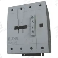 EATON IEC Magnetic Contactor: Non-Reversing, 4 Poles, 4NO Contacts, 115 A, 120V AC Coil (MPN XTCF200G00A). Key specifications — Brand: EATON; Integrated Surge Suppression: Yes.