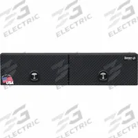 BUYERS PRODUCTS Topside Truck Box: Topside Truck Box, Double Flip-Up Doors Lid, T-Handle Compression (MPN 1722363). Key specifications — Brand: BUYERS PRODUCTS; Color: Matte Black; Lock Type: Keyed.