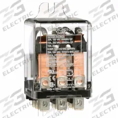 SCHNEIDER Enclosed Power Relay: Surface (Side Flange) Mounted, 20 A Current Rating, 24V DC, 3PDT (MPN 389FXCXC1-24D). Key specifications — Brand: SCHNEIDER; Base Type: Octal; Electrical Connection: Quick-Connect; Manufacturer Part Number: 389FXCXC1-24D; Operating Current: 6.67 A at 277V AC (Ballast); Series: 389F Power Series.