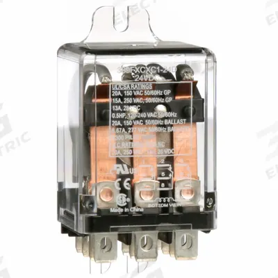 SCHNEIDER Enclosed Power Relay: Surface (Side Flange) Mounted, 20 A Current Rating - Surface-Mounted Relays