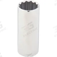 WESTWARD Socket: Metric, 1/2 in Drive Size, 14 mm Socket Size, 12-Point, Deep, Chrome, Socket (MPN 53YV44). Key specifications — attr1204417: WESTWARD; attr1204392: Chrome.