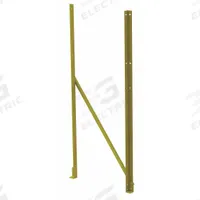 TRI-ARC Platform Support Leg: 5 ft Overall Ht, 24 in Overall Wd, Steel (MPN ULK0624). Key specifications — Material: Steel; Color: Yellow; Includes: Fasteners; Brand: TRI-ARC.