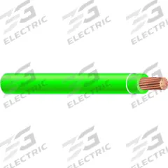 Wire: Copper, 14 AWG, 1 Conductors, Stranded, Green/Yellow, 500 ft Lg, THHN/THWN (MPN 56657601). Key specifications — Voltage: 600 V; Brand: SOUTHWIRE.