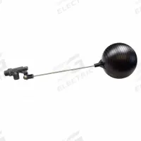 KERICK Float Valve Assembly: For Water Media, Angle Valve Body, Cylindrical, Bulkhead, 3/8 in MNPT (MPN PT3838312-5). Key specifications — Mounting: Bulkhead; Standards: Standard 169; Arm Adjustability: Adjustable; Connection Gender - Side 1: Male; Connection Gender - Side 2: Male; Brand: KERICK; Connection Type - Side 1: NPT; Connection Type - Side 2: NPT.