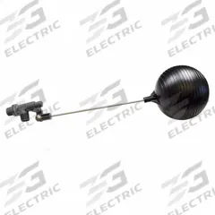 KERICK Float Valve Assembly: For Water Media, Angle Valve Body, Cylindrical, Bulkhead, 3/8 in MNPT (MPN PT3838312-5). Key specifications — Mounting: Bulkhead; Standards: Standard 169; Arm Adjustability: Adjustable; Connection Gender - Side 1: Male; Connection Gender - Side 2: Male; Brand: KERICK; Connection Type - Side 1: NPT; Connection Type - Side 2: NPT.