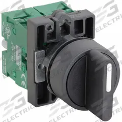 DAYTON Selector Switch: 22 mm Panel Mounting Size, 3 Positions, Short Lever, 2NO, Non-Metallic (MPN 30G272). Key specifications — AC Contact Rating: 10 A @ 600 V; Action: Maintained/Maintained/Maintained; Cam: No Cam Included; DC Contact Rating: 2.5 A @ 600 V; Operator Head Material: Plastic; Operator Head Type: Short-Handled Knob; Operator Illumination: Non-Illuminated; Switch Function @ 1st Position: On.