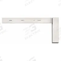 STARRETT Precision Steel Square: 90° Angle, 12-1/32 x 6-7/8 in Outside Dimensions, Stainless Steel (MPN 3020-12). Key specifications — attr1182176: Stainless Steel; attr1182181: Plastic Case; attr1182159: STARRETT; attr1182175: 12-1/32 x 6-7/8 in; attr1182177: 0.001 in; attr1182182: No.