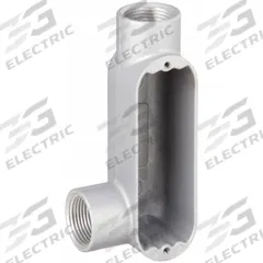 Conduit Outlet Body: Aluminum, 3/4 in Trade Size, LL Body, 7 cu in Body Capacity, Threaded Hub (MPN OLL-2). Key specifications — Finish: Powder Coated; Includes: Stainless Steel Screws; For Use With: RMC; Brand: HUBBELL KILLARK; Hub Style: Threaded; Mfr. Series: O.