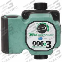 Circulating Pump: 1/25 hp HP, 120V AC, Polypropylene, Variable, 11 gpm, 13 ft Max. Head (MPN VM1212-DY1-UP2A00). Key specifications — Nameplate Voltage: 120V AC; Connection Type: Union; Brand: TACO; Includes Volute: Volute Included; System Type: Potable Water.