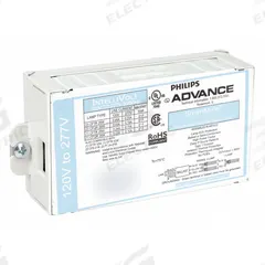 ADVANCE CFL Ballast: 120 to 277V AC, 1/2 Lamps Supported, 16 W Bulb Watt, 4 1/4 in Overall Lg (MPN ICF-2S13-H1-LD-K). Key specifications — Lamp Types Supported: (1 or 2) F13TBX; Brand: ADVANCE; Number of Lamps Supported: 1.