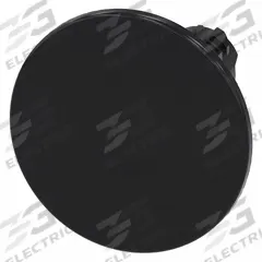 SIEMENS Mushroom Head Push Button: Black, 22 mm Mounting Size, Non-Metallic, Momentary (MPN 3SU1000-1CD10-0AA0). Key specifications — Brand: SIEMENS; Action: Momentary; Series: 3SU; Push Button Material Type: Non-Metallic.