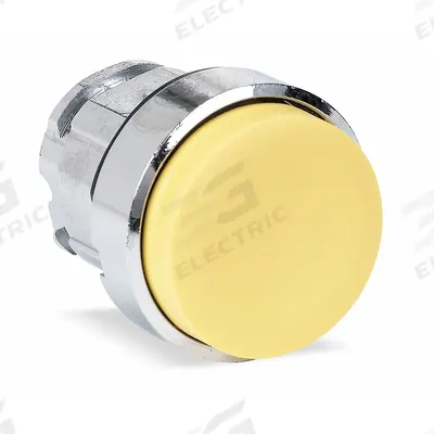 SCHNEIDER Extended Push Button: 22 mm Mounting Size, Metallic - Extended-Length Push-Button Operators