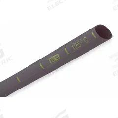SHRINK-KON Heat Shrink Tubing: 0.38 in I.D. Before Shrinking, 0.19 in I.D. After Shrinking, 20 PK (MPN CPO37506). Key specifications — Color: Black; Brand: SHRINK-KON.