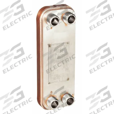 BELL & GOSSETT Heat Exchanger: 135,000 BtuH Water / 12,725 BtuH Oil, 50 gpm, 2.26 sq ft - Brazed Plate Heat Exchangers