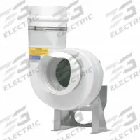 AIRCLEAN SYSTEMS Fume Hood Blowers: 1/4 hp, 1,120 RPM Motor Speed, Direct Drive, 208-230V AC, Round (MPN VSB25). Key specifications — Drive Type: Direct Drive; Brand: AIRCLEAN SYSTEMS; High-Efficiency Motor: No; Outlet Shape: Round; Voltage: 208-230V AC; Features: Polypropelene Construction for Acid Resistance; For Location: Outdoor; Speed Controllable: Variable Speed.