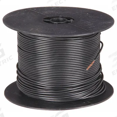 GROTE Primary Automotive Wire: GPT, 100 ft, 1 Conductor, 20 AWG, Black - PVC-Insulated General Purpose Primary Wires