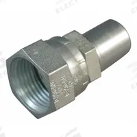 AEROQUIP Hydraulic Crimp Fitting: Steel x Steel, Straight, -12 For Hose Dash Size, JIC x Crimp (MPN FC8779-1212S). Key specifications — Fitting Gender: Female x Genderless; Fitting Connection Type: JIC x Crimp; Thread Size: 1-1/16"-12; For Hose Dash Size: -12; Brand: AEROQUIP.