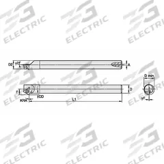 WIDIA Indexable Boring Bar: QSRI50050R (MPN 2825605). Key specifications — attr257292: QSRI50050R.