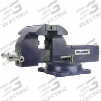 PALMGREN Combination Vise: Heavy Duty, Enclosed, 8 in Jaw Face Wd, 8 1/4 in Max Jaw Opening, Knurled (MPN 9629748). Key specifications — attr663938: PALMGREN; attr669110: Copper; attr669112: Bolt Down Swivel Base.
