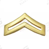 HEROS PRIDE Metal Rank Insignia: CPL. Chevron, 1 in, Gold, Metal, Clutch Pin, Rank Insignia, 1 PR (MPN 4420RG). Key specifications — attr1074238: Clutch Pin; attr188498: 1 in; attr188499: Gold; attr188500: Metal; attr188503: CPL. Chevron; attr193746: HEROS PRIDE.