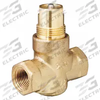 Hydronic Globe Valve: 2-Way, 1 CV Flow, 1/2 in Female NPT, Brass Body, Stainless Steel Stem, NO (MPN 599-02034). Key specifications — Manufacturer Part Number: 599-02034; Brand: SIEMENS; Seat Material: Stainless Steel.