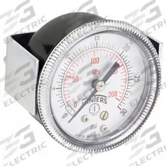 WINTERS Panel-Mount Pressure Gauge: U-Clamp, 0 psi to 30 psi, 2 in Dial, 1/8 in NPT Male, P9U 90, 5 (MPN P9U901402UC). Key specifications — Accuracy: ±2-1-2%; Brand: WINTERS; Vibration Resistance Properties: None; Gauge Wetted Parts: Brass / Bronze.