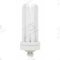 GE LAMPS Compact Fluorescent Bulb: 4-Pin (GX24q-3), T4, Fluorescent, 2700K, 2,400 lm Light Output (MPN F32TBX/827/A/ECO). Key specifications — Brand: GE LAMPS; Bulb Designation: F32TBX/827/A/ECO; Dimmable: Yes; Color Temperature: 2700K.