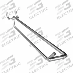 APPROVED VENDOR Scanner Hook, 8 in: 1/4 in Peg Hole, For 1 in Pegboard Hole Spacing, Hanging, 10 PK (MPN 787CY1). Key specifications — Finish: Zinc Plated; Color: Silver; Locking System: Hanging; Mounting Type: Surface; Material: Steel; Brand: APPROVED VENDOR.