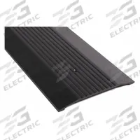 NATIONAL GUARD Door Threshold: Saddle, Aluminum, 3 ft Lg (MPN 427DKB-36). Key specifications — Brand: NATIONAL GUARD; Transition Type: Fluted.