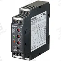 OMRON Temp Monitoring Relay: 5 A Current Rating, 100 to 240V AC, SPDT, 12 Pins/Terminals (MPN K8AK-TH11S 100-240VAC). Key specifications — Number of Channels: Single Channel; Relay Function: Over Temperature; Brand: OMRON; Series: K8AK-TH.