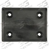 MONROE PMP Butt Hinge: Plastic, Full Surface, 1 1/2 in Leaf Wd (MPN LPB150200). Key specifications — Material: Plastic.