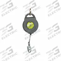 MILLER BY PIP Self-Retracting Lifeline: Steel Swivel Snap Hook Anchor, Harness Steel Carabiner (MPN MTS-OGC1-02/50FT). Key specifications — Brand: MILLER BY PIP; ANSI SRL Class (2021): Class 1; RFID Equipped: Yes; Lifeline Material: Polyester; Series: Titan(TM); Sealed: No; Anchorage End Connection Type: Swivel Snap Hook; Anchoring Location: Overhead Only.