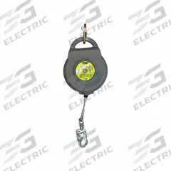 MILLER BY PIP Self-Retracting Lifeline: Steel Swivel Snap Hook Anchor, Harness Steel Carabiner (MPN MTS-OGC1-02/50FT). Key specifications — Brand: MILLER BY PIP; ANSI SRL Class (2021): Class 1; RFID Equipped: Yes; Lifeline Material: Polyester; Series: Titan(TM); Sealed: No; Anchorage End Connection Type: Swivel Snap Hook; Anchoring Location: Overhead Only.