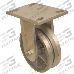 APPROVED VENDOR Plate Caster: Rigid, Iron, 8 in Wheel Dia, 2 in Wheel Wd, 10 1/2 in Mounting Ht (MPN P23R-C080R-16-VG1). Key specifications — attr1100373: APPROVED VENDOR.