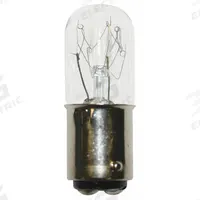 APPROVED VENDOR Incandescent Bulb: Incandescent, Double Contact Bayonet (BA15d), (T) Tubular, T6 (MPN C250-1). Key specifications — Light Color: White; Trade Number: C250-1; Voltage: 230V AC; Brand: APPROVED VENDOR; Bulb Shape: T6.