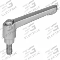 JW WINCO Adjustable Handles; Adjustable Levers: SS, 5/16"-18 Thread, 1.26 in Thread Lg, 2.48 in Lg (MPN 300.5-63-5/16X18-32-IS). Key specifications — Brand: JW WINCO.