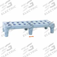 METRO Dunnage Rack: Assembled, 12 in x 22 in x 60 in, Polymer, 1,500 lb Load Capacity, Blue (MPN HP2260PDMB). Key specifications — Finish: Natural; Color: Blue; Brand: METRO; Material: Polymer; Assembled: Assembled; Resistance Properties: Antimicrobial; Bow-Tie Compatible: Yes; Included: Modular Connector.